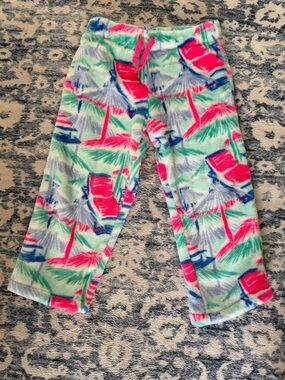 Vineyard Vines Toddler Girl 2T Tropical Fleece Lounge Pants